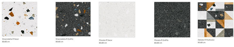 Carrelage imitation granito grand format Terrazzo grès cérame pour pose sol